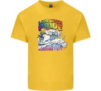 Vivi Con Orgoglio Maglietta Unicorn Gay Pride Consapevolezza LGBT Per Bambini