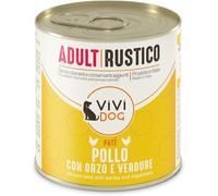 VIVI Dog Adult Rustico Lattina Multipack 6x300G POLLO CON ORZO E VERDURE