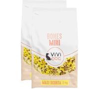 VIVI Dog Biscotti Cane Bones Mini KIT RISPARMIO 2x2KG