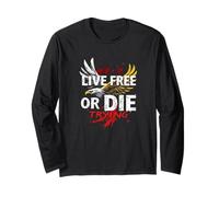 Vivi Gratis o muori provando la Camicia dell'aquila - libertà & Forza Maglia a Manica