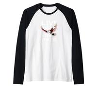 Vivi Gratis o muori provando la Camicia dell'aquila - libertà & Forza Maglia con Maniche Raglan