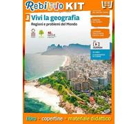 VIVI LA GEOGRAFIA - VOL. 3 (LDM) (9788808451576) - Libro Scolastico + Kit Scuola con Copertine Rebillo
