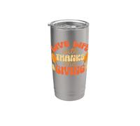 Vivi la vita con grazie e dando divertente Ringraziamento Grateful Bicchiere termico in acciaio inox doppia parete