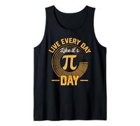 Vivi Ogni Giorno Come se Fosse Pi Day Funny Math Canotta