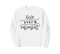 Vivi Ogni Momento Inspirational Motivational Vibes Felpa