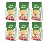 Vivi Sano Senz’OvOlat Biscotti Secchi - Senza Olio di Palma e Senza Sciroppo di Glucosio - Ideali per Colazione e Merenda - Disponibili in Confezione da 3 o 6 Pacchi (6)