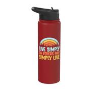 Vivi semplicemente in modo che gli altri possano facilmente fare escursioni Stainless Steel Insulated Water Bottle