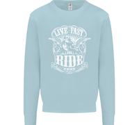 Vivi Veloce, Guida Libero Felpa Moto Biker Uomo