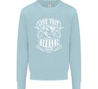 Vivi Veloce, Guida Libero Felpa Moto Biker Uomo