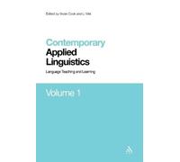 Vivian Cook Contemporary Applied Linguistics Volume 1 (Copertina rigida)