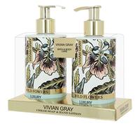 VIVIAN GRAY 1072 Wild Flowers Luxury - Sapone e lozione per le mani, 2 pezzi (1 set)