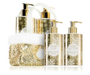 Vivian Gray Golden Glitters Vanilla & Patchouli confezione regalo per le mani