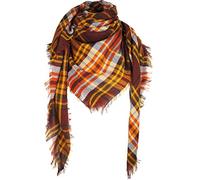 VIVIAN & VINCENT Per donna Autunno Inverno Sciarpa Classica Nappa Plaid Tartan Sciarpa Calda Morbido Grosso Coperta Avvolgere Scialle Sciarpe, Thanksgiving Brown