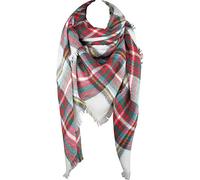 VIVIAN & VINCENT Per donna Autunno Inverno Sciarpa Classica Nappa Plaid Tartan Sciarpa Calda Morbido Grosso Coperta Avvolgere Scialle Sciarpe, Christmas Red Green