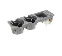 Viviance Car ABS Material Center Console Water Cup Holder Portabottiglie compatibile con BMW Serie 3 E46 318I 320I 98-06 51168217953 - Grigio