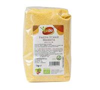 Vivibio, Farina di mais bramata bio, senza glutine, 1kg