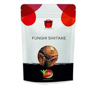 Vivibio Funghi shiitake secchi biologici - Ricchi di vitamina D vegana - Spettro completo con micelio e metaboliti - Funghi premium essiccati naturalmente - 40 g