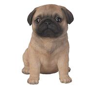 Vivid Arts - Pug Puppy Pet Pal, marrone con accenti neri
