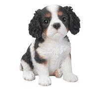 Vivid Arts Statuetta di cucciolo tricolore di King Charles, Pet Pal