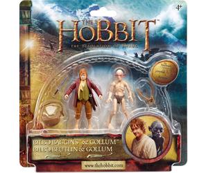 Vivid The Hobbit Bilbo Baggins & Gollum Figurine, Confezione da 2