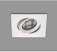 Vivida International NICK, Faretto 15W, 3000K,quadro,orientabile, finitura bianca-145x145mm, H 55mm, foro ø125mm