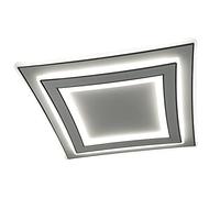 VIVIDA - Plafoniera LED Canopy, 52W, CCT 3000/4000/6000K, 3470/3540/3560Lm, IP20, Beam Angle: 120°, Dimmerabile con Telecomando e App, Colore Bianco