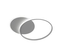 VIVIDA - Plafoniera LED Eclipse 2, Stile Moderno, 50W, CCT 3000K/4000K, 2760/2930Lm, IP20, Beam Angle 120°, Colore Bianco