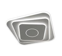 VIVIDA - Plafoniera LED Square 3/S, Stile Moderno, 38W, CCT 3000K/4000K, 2650/2680Lm, IP20, Beam Angle: 120°, Colore Bianco