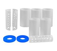 Vividcrate Cartucce Filtranti for Piscina di Tipo A/C, Compatibili con Intex, Pompa dell'Acqua(1rack 5filter Cotton)