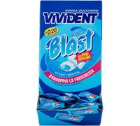 Vivident Blast Gomme da Masticare Espositore 200 Pezzi - A Scelta Fresh & Fruit