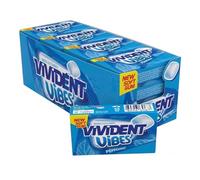 Vivident Vibes Peppermint Soft Gum Gusto Menta, Confezione da 16 Astucci, Senza Zucchero, Senza Glutine