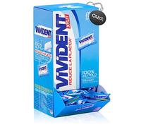 Vivident Xylit Senza Zucchero Riduce la Placca 100% Xilitolo - Box da 250 pz con Portachiavi CAIYA®