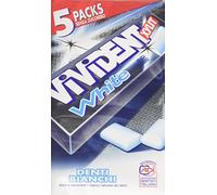 Vivident Xylit White, Gomma da Masticare, Menta, 4 confezioni da 5 stick [20 stick]