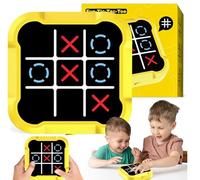 VIVIDRISE Tic Tac Toe Bolt Game Console 3 in 1 Morpion Elettronica, Promuove la riflessione - Memoria, Giocattoli di gioco di puzzle a scacchi portatili per bambini e adulti