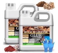 Vividye Legante per Ghiaia da Esterno - 2L Stabilizzatore Ghiaia per Giardino, Cortili e Vialetti - Listo para Usar, Potente Colla per Ghiaia, Sassi, Corteccia, Ciottoli Caucho y Arena, Non tossico