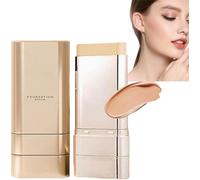 Viviebeauty Foundation Stick,Multi-use Foundation Stick Makeup with Brush,Longwear Contour StickFoundation Face Sticks,Hydrating Full Coverage Concealer for All Skin Types (Natural Color)