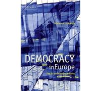 Vivien A. Schmidt Democracy in Europe (Copertina rigida)