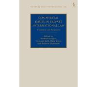 Vivienne Bath Commercial Issues in Private International Law (Tascabile)
