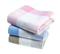 Vivienne et Merlin Fazzoletti da donna in cotone pettinato premium cm x cm pezzi modello, assortiti, 35cm x 35cm