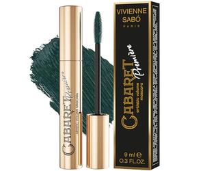 VIVIENNE SABO Artistic Volume Mascara 9 ml | Cabaret Premiere | Colore Verde | Per uno Sguardo Seducente e Irresistibile con Effetto Wow | Ciglia Perfettamente Separate e Senza Grumi, Lunga Durata