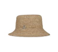 Vivienne Westwood, ,Accessories ,Donna ,Beige ,M Orb Raffia Bucket Hat