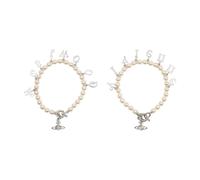 Vivienne Westwood, ,Accessories ,Donna ,Grigio ,ONE SIZE Leanne Twin Set Bracelet
