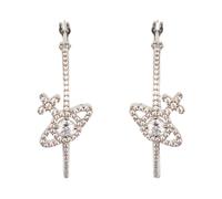 Vivienne Westwood, ,Accessories ,Donna ,Grigio ,ONE SIZE Olympia Cz Earrings