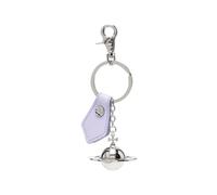 Vivienne Westwood, ,Accessories ,Donna ,Viola ,ONE SIZE Portachiavi Orb 3D