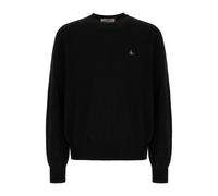 Vivienne Westwood - Alex Round Neck Sweater - - Knitwear - Uomo - Nero - S