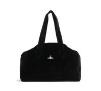 Vivienne Westwood Archive Velvet Large Borsa shopper nero, velluti, donna