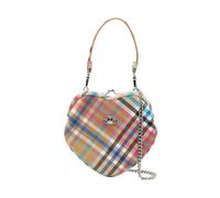 Vivienne Westwood, ,Bags ,Donna ,Multicolore ,ONE SIZE Belle Heart Frame Heather Check
