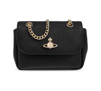 Vivienne Westwood, ,Bags ,Donna ,Nero ,ONE SIZE Borsa a tracolla con logo