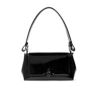 Vivienne Westwood, ,Bags ,Donna ,Nero ,ONE SIZE Borsa in Pelle Nera con Patina