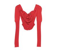 Vivienne Westwood - Bea Corset Cardi - - Blouses & Shirts - Donna - Rosso - L